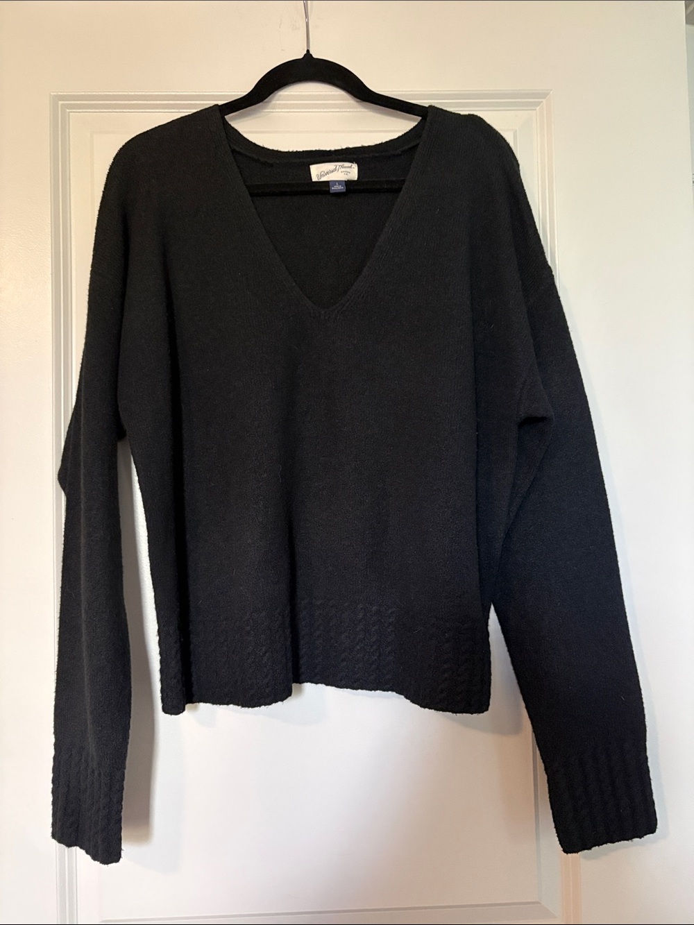 Black V-Neck Women’s Sweater